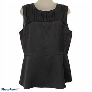 Cabi Sleeveless Peplum Bustier - Crocodile Print